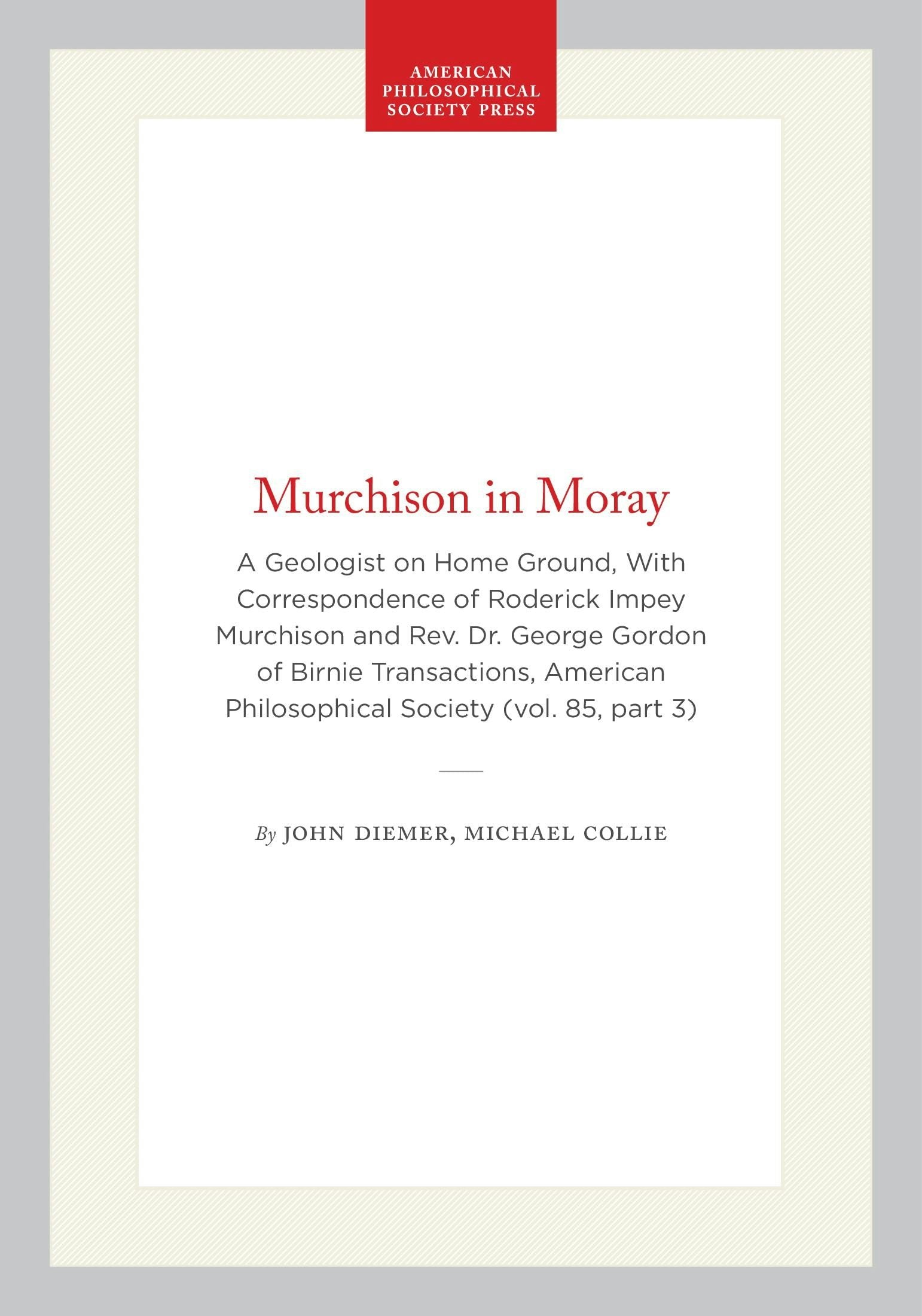 Book cover image for Murchison in Moray ISBN: 9780871693389
